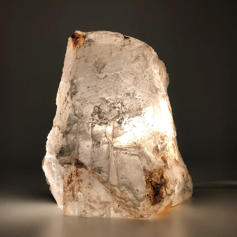 Marienglas Selenit Lampe M