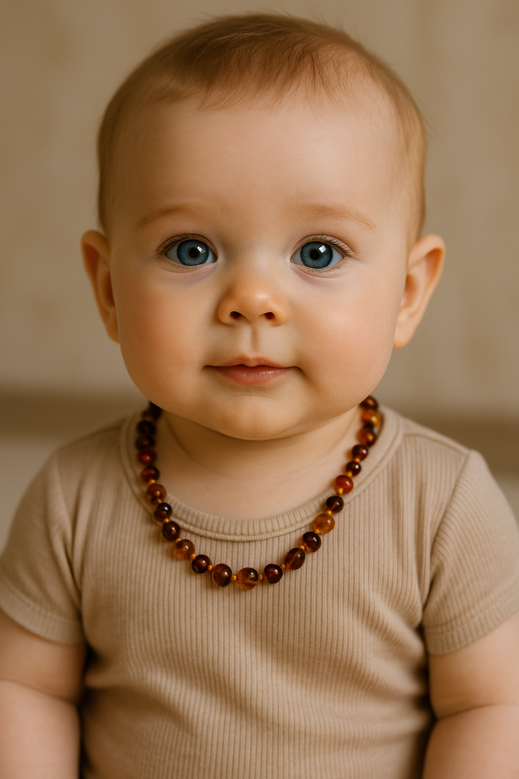 Natur Bernsteinkette Baby Igeli