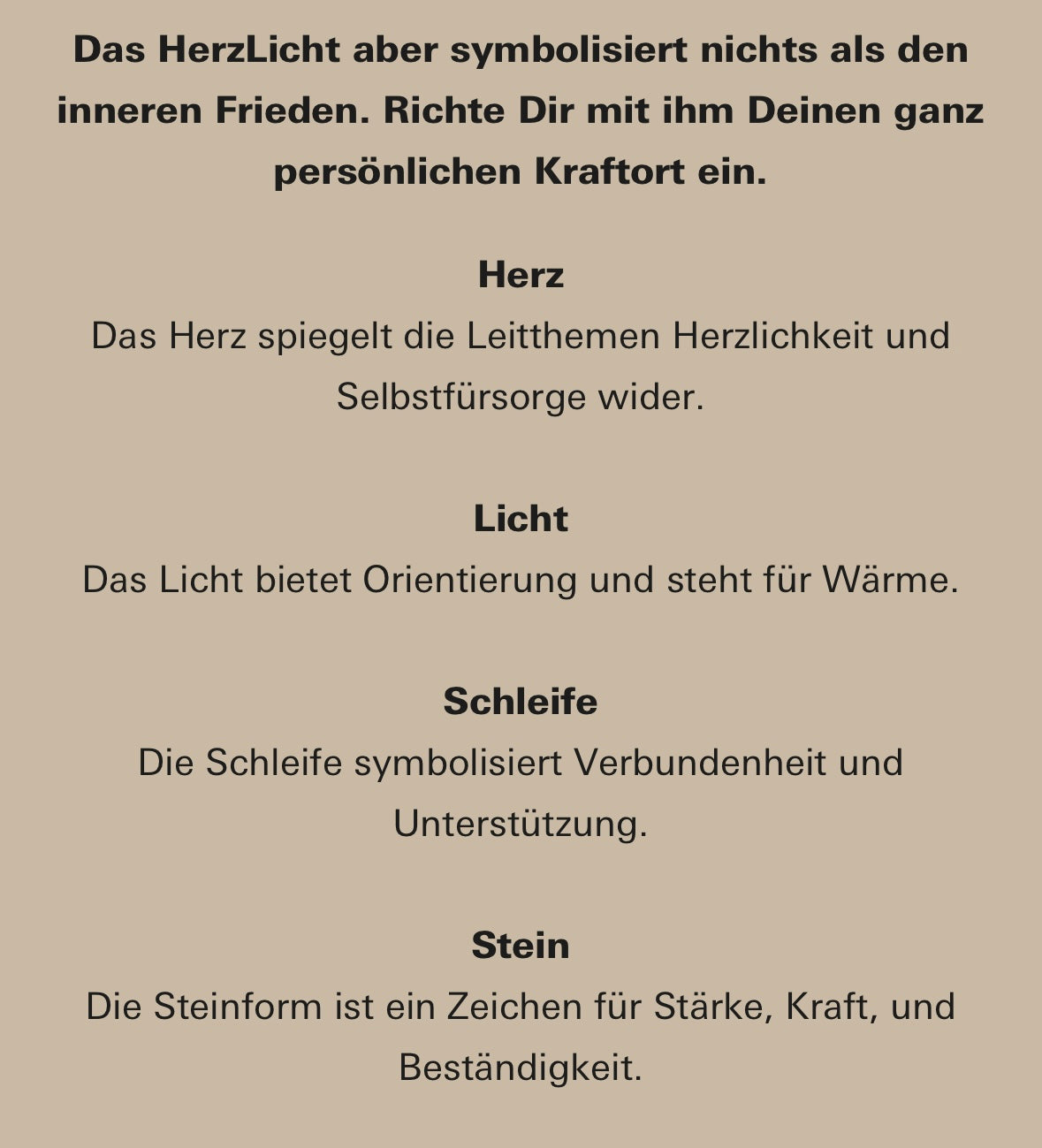 Dein HerzLicht Gold