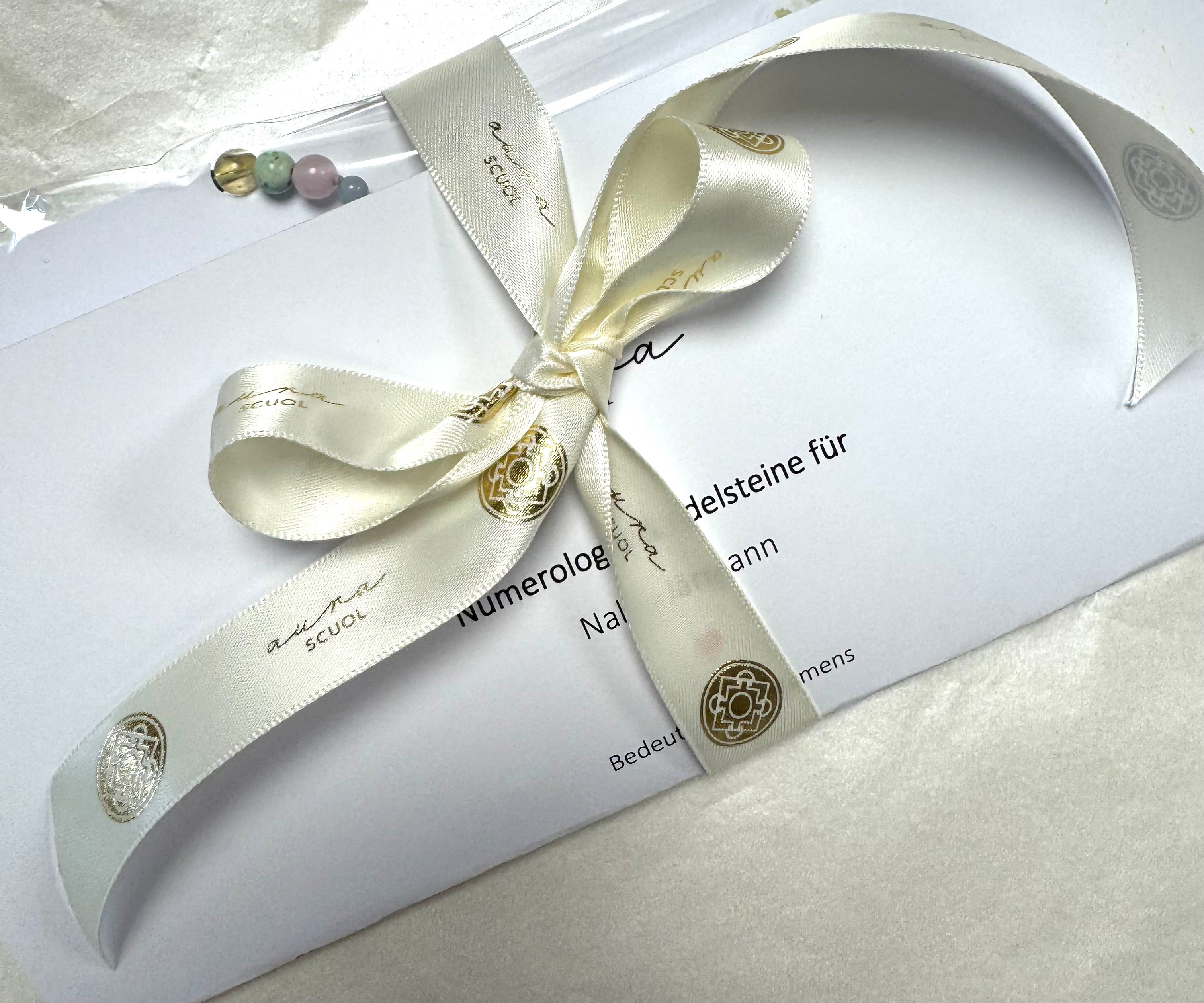 Personalisierte Namenskette Kinder mit Beschreibung