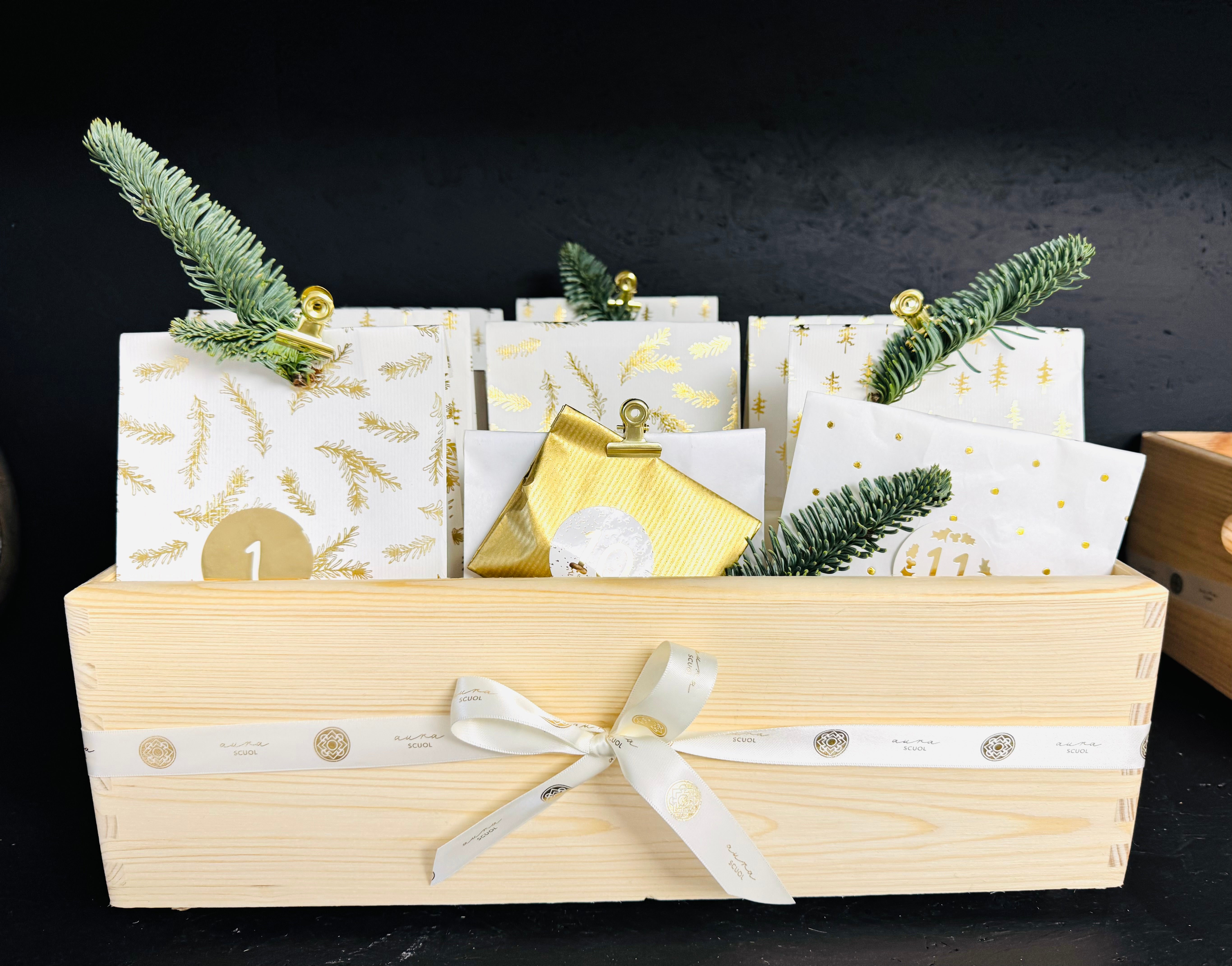 Adventskalender Räuchern 2025 limitiert Farbe der Säckchen varriert