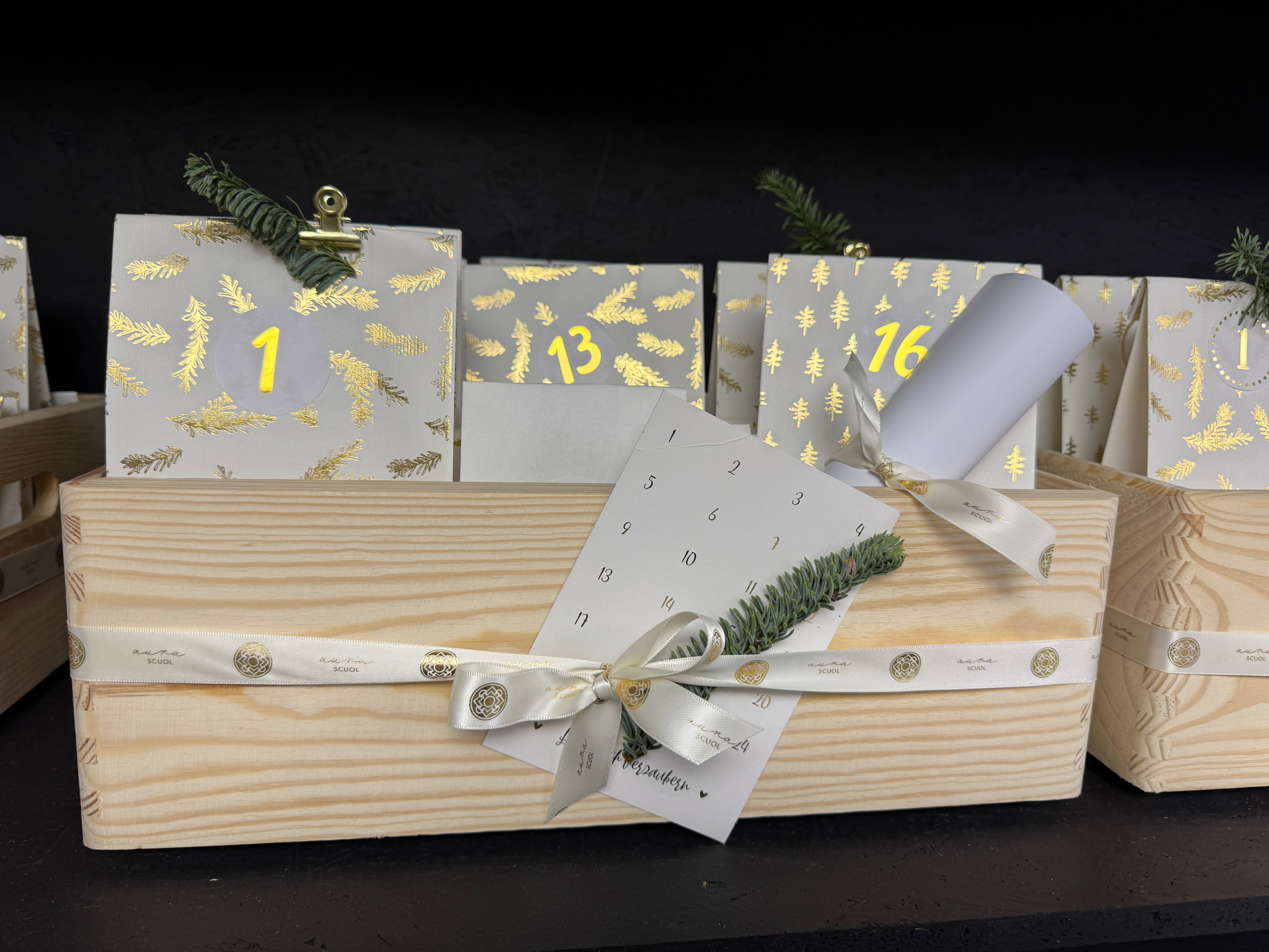 Adventskalender Räuchern 2025 limitiert Farbe der Säckchen varriert