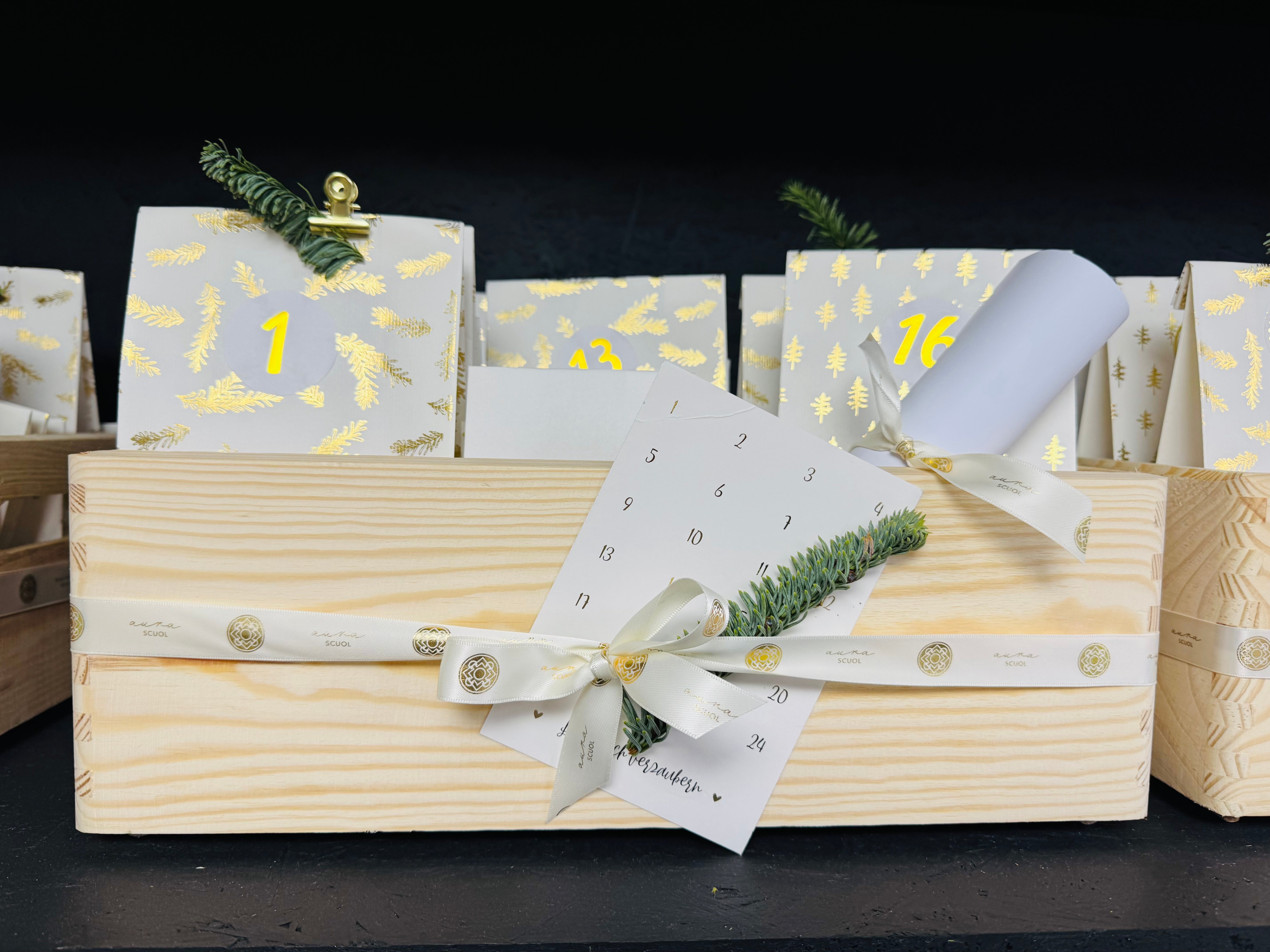 Adventskalender Räuchern 2025 limitiert Farbe der Säckchen varriert