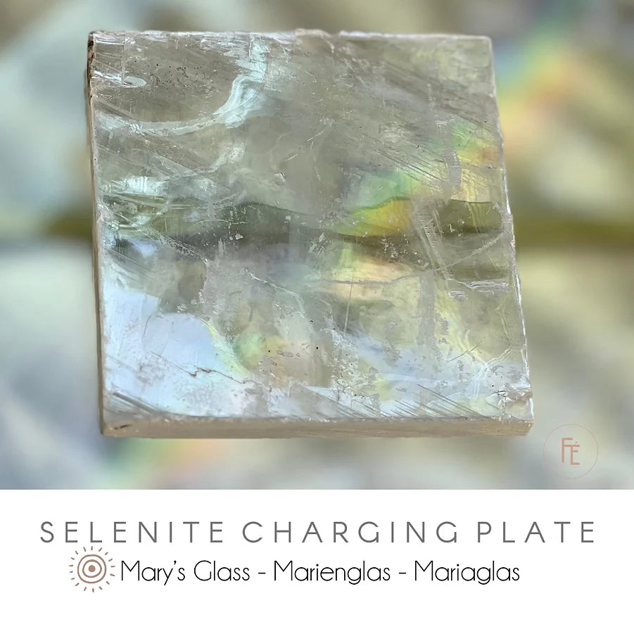 Marienglas Selenit Ladeplatten