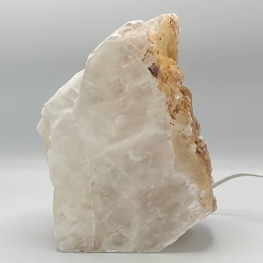 Marienglas Selenit Lampe XXL