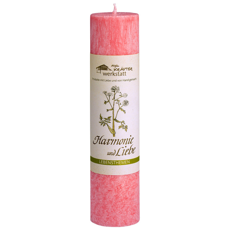 Heilkräuterkerze | Harmonie & Liebe