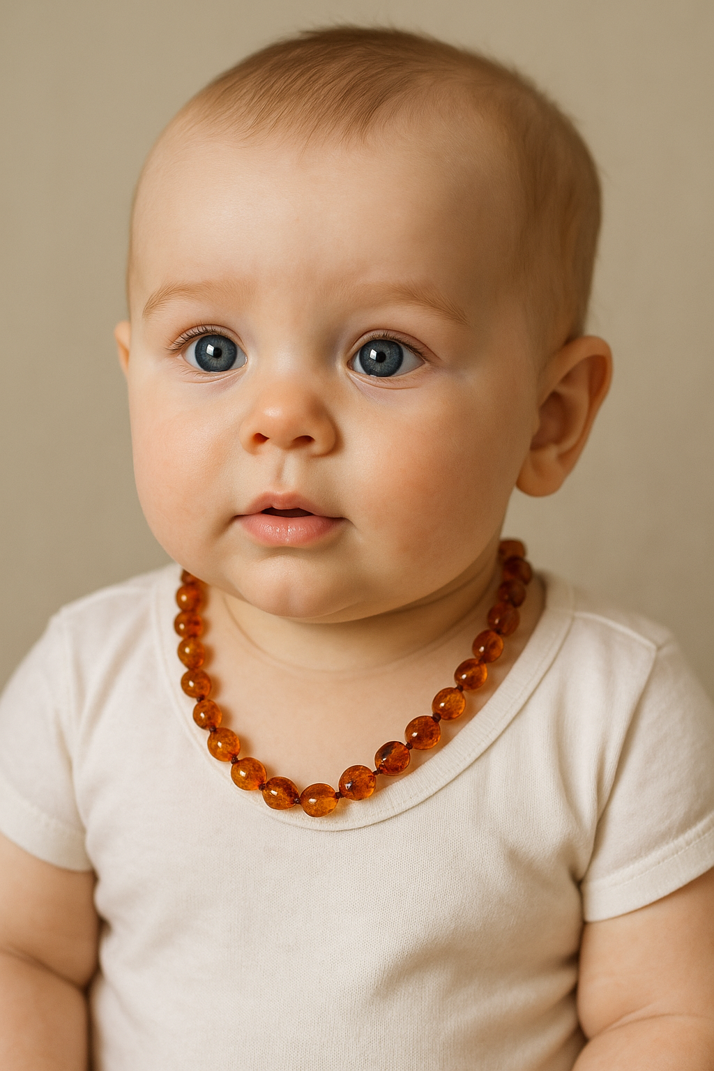 Natur Bernsteinkette Baby Igeli