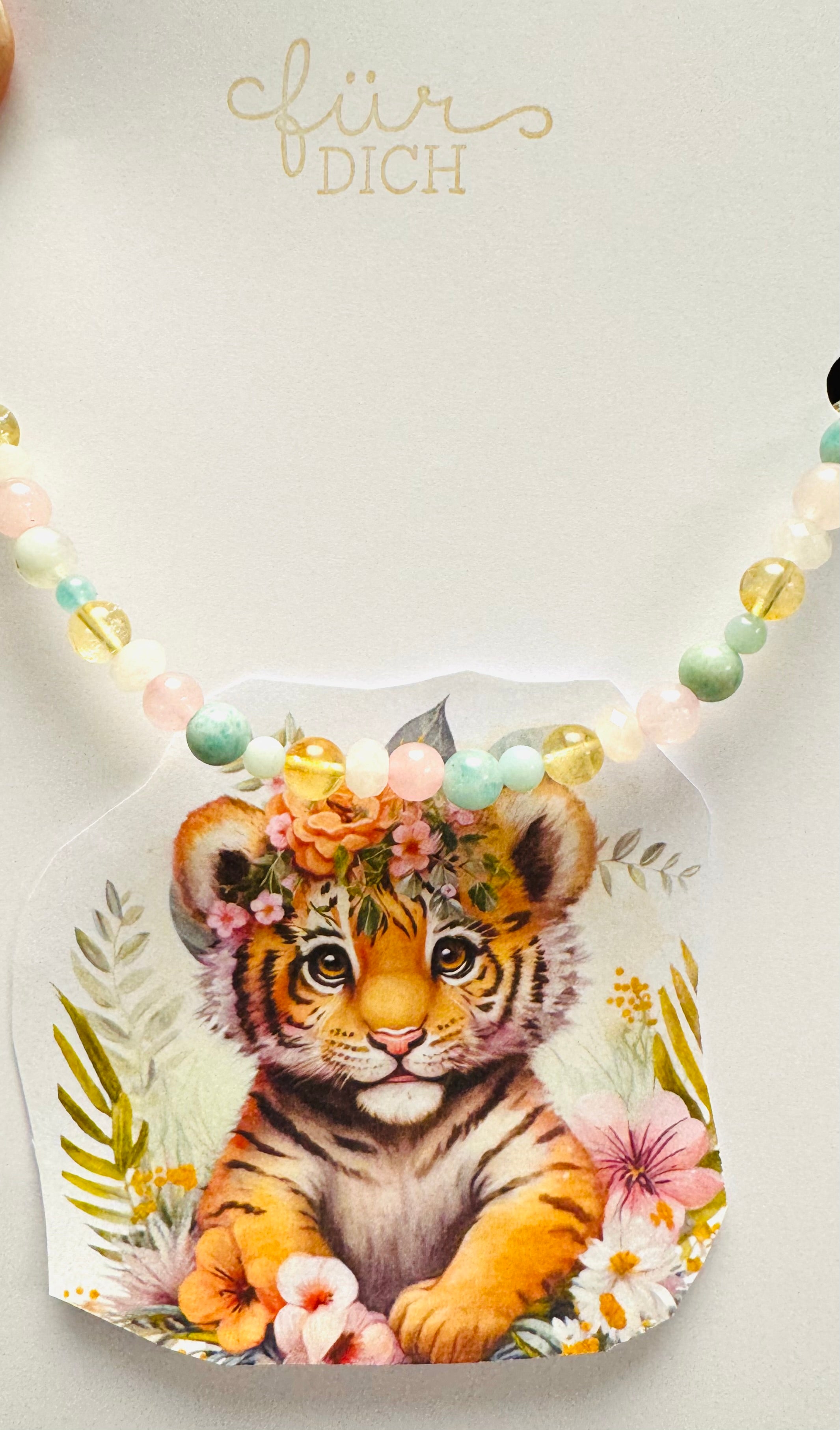 Personalisierte Namenskette Kinder mit Beschreibung