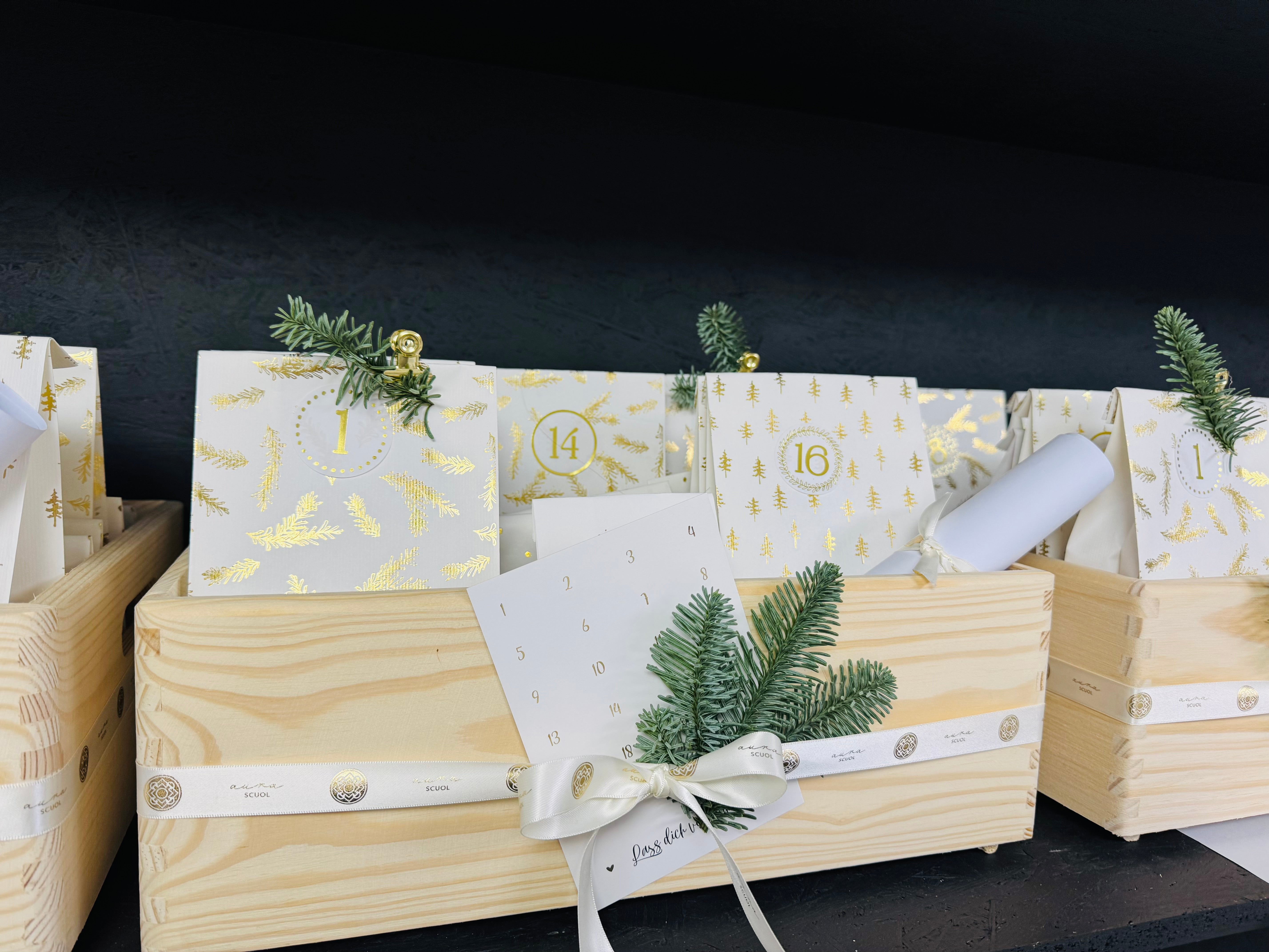 Adventskalender Räuchern 2025 limitiert Farbe der Säckchen varriert