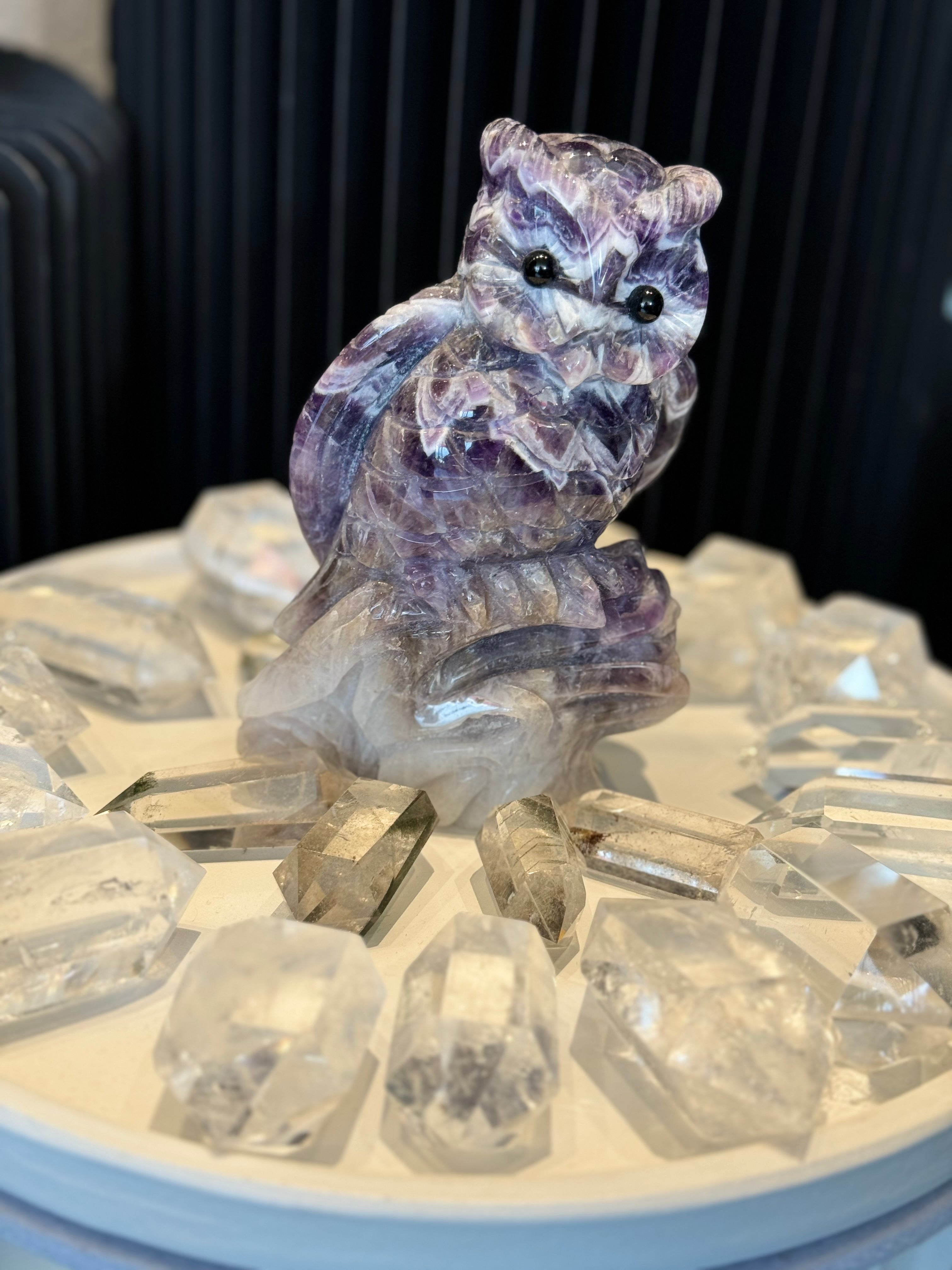 Amethyst Chevron Eule